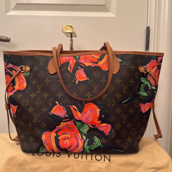 ❌Sold❌Louis Vuitton Never Full MM Stephen Sprouse Roses monogram limited edition - Picture 1 of 2